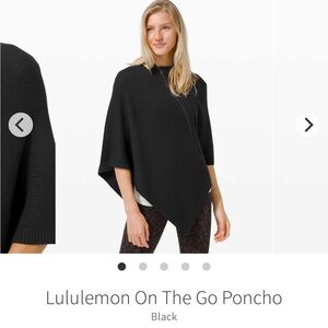 Lululemon On The Go Poncho | one size